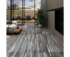 vidaXL Self-adhesive PVC Flooring Planks 2.51 m² 2 mm Striped Grey