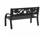 vidaXL Children Garden Bench 86 cm Steel