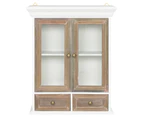 vidaXL Wall Cabinet White 49x22x59 cm Engineered Wood