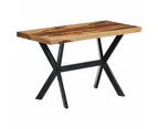 vidaXL Dining Table 120x60x75 cm Solid Sheesham Wood