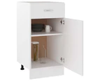 vidaXL Drawer Bottom Cabinet White 40x46x81.5 cm Engineered Wood