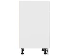 vidaXL Drawer Bottom Cabinet White 40x46x81.5 cm Engineered Wood