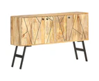 vidaXL Sideboard 118x30x75 cm Solid Mango Wood