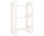 vidaXL Book Cabinet/Room Divider White 60x35x91 cm Solid Wood Pine