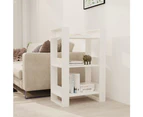 vidaXL Book Cabinet/Room Divider White 60x35x91 cm Solid Wood Pine