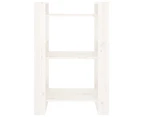 vidaXL Book Cabinet/Room Divider White 60x35x91 cm Solid Wood Pine