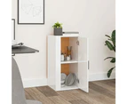 Sideboard High Gloss White 40x33x70 cm Engineered Wood