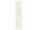 vidaXL Book Cabinet/Room Divider White 60x30x135.5 cm Solid Wood Pine