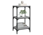 Book Cabinet Grey Sonoma 40x33x70.5 cm Engineered Wood and Steel