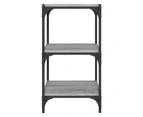 Book Cabinet Grey Sonoma 40x33x70.5 cm Engineered Wood and Steel