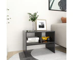 vidaXL Side Table Grey 60x40x45 cm Engineered Wood