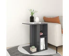 vidaXL Side Table Grey 60x40x45 cm Engineered Wood