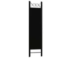 vidaXL 3-Panel Room Divider Black 120x180 cm