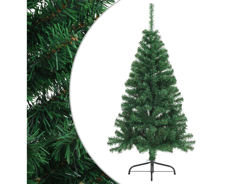 Artificial Half Christmas Tree with Stand Green 120 cm PVC