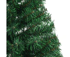 Artificial Half Christmas Tree with Stand Green 120 cm PVC