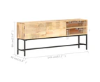 Sideboard 145x30x60 cm Solid Mango Wood