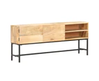 vidaXL Sideboard 145x30x60 cm Solid Mango Wood