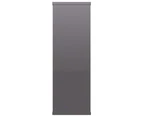 vidaXL Wall Shelves High Gloss Grey 104x20x58.5 cm Engineered Wood