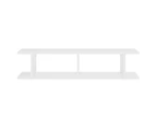 vidaXL Wall Shelves 2 pcs White 90x18x20 cm Engineered Wood