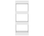 vidaXL Book Cabinet/Room Divider White 40x30x103 cm Engineered Wood