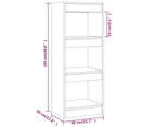 vidaXL Book Cabinet/Room Divider White 40x30x103 cm Engineered Wood