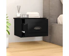 vidaXL Wall-mounted Bedside Cabinets 2 pcs Black 41.5x36x28cm