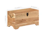 vidaXL Storage Chest Solid Acacia Wood