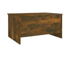 vidaXL Coffee Table Smoked Oak 80x55.5x41.5 cm Engineered Wood