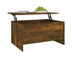 vidaXL Coffee Table Smoked Oak 80x55.5x41.5 cm Engineered Wood