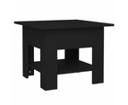 vidaXL Coffee Table Black 55x55x42 cm Engineered Wood