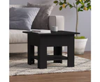 vidaXL Coffee Table Black 55x55x42 cm Engineered Wood