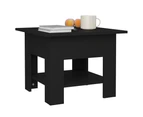 vidaXL Coffee Table Black 55x55x42 cm Engineered Wood