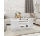 vidaXL Coffee Table White 102x55x43 cm Engineered Wood