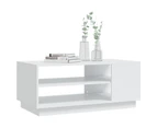 vidaXL Coffee Table White 102x55x43 cm Engineered Wood