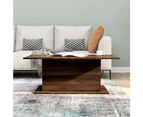 vidaXL Coffee Table Brown Oak 102x55.5x40 cm Engineered Wood