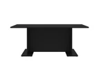 vidaXL Coffee Table Black 103.5x60x40 cm Engineered Wood