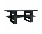 vidaXL Coffee Table High Gloss Black 110x55x42 cm Engineered Wood