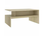 vidaXL Coffee Table Sonoma Oak 90x60x42.5 cm Engineered Wood