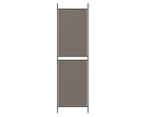 vidaXL 4-Panel Room Divider Anthracite 200x200 cm Fabric