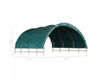Livestock Tent PVC 3.7x3.7 m Green