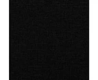 vidaXL Footstool Black 70x55x41 cm Fabric