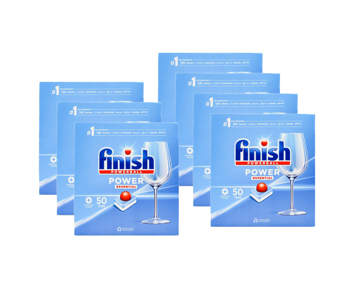 Finish 350 x Powerball Dishwashing Tablet Power Essential (7 x 50 Pack)