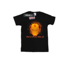 Marvel Girls Iron Man Invincible Cotton T-Shirt (Black) - BI2929