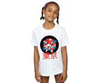 Disney Girls Mickey Mouse Team Huddle Cotton T-Shirt (White) - BI29402