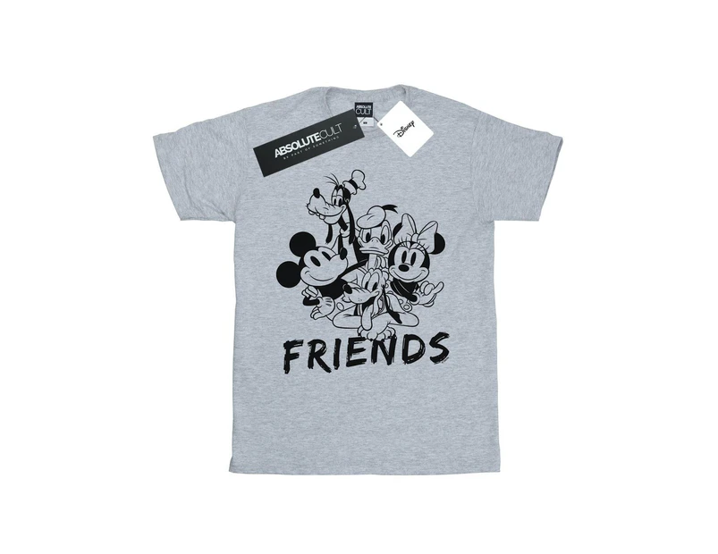 Disney Girls Mickey Mouse And Friends Cotton T-Shirt (Sports Grey) - BI29432