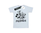 Disney Girls Mickey Mouse And Friends Cotton T-Shirt (White) - BI29432