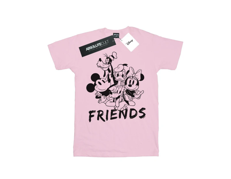 Disney Girls Mickey Mouse And Friends Cotton T-Shirt (Baby Pink) - BI29432
