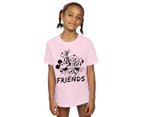 Disney Girls Mickey Mouse And Friends Cotton T-Shirt (Baby Pink) - BI29432