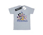 Disney Girls Classic Friends Cotton T-Shirt (Sports Grey) - BI29453