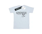 Disney Girls Minnie Mouse Kindness Is Rich Cotton T-Shirt (White) - BI29526